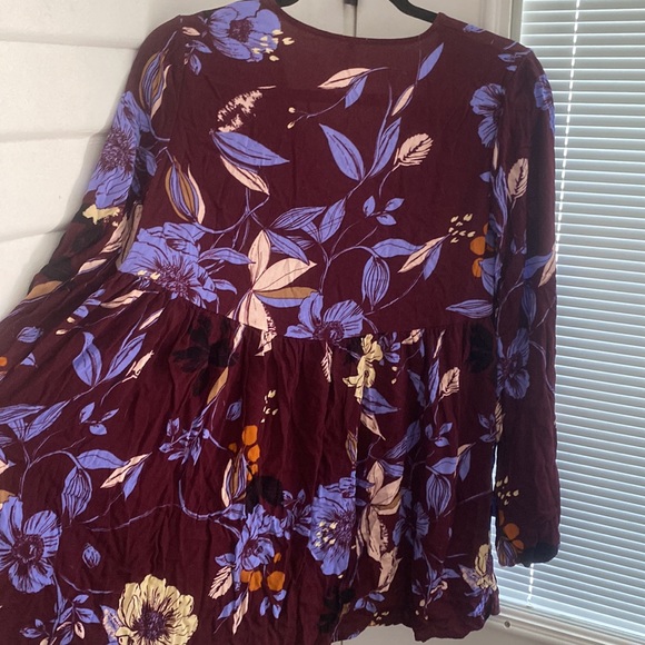 Free People Bella Printed Floral Tunic - Picture 6 of 8